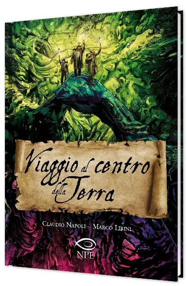 Nicola Pesce Viaggio al centro della Terra fumetto brossurato avventura