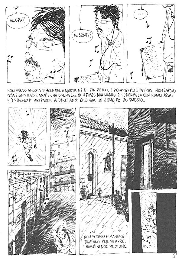 Lo Psicotico Domato Nuvole in Tempesta fumetto umoristico