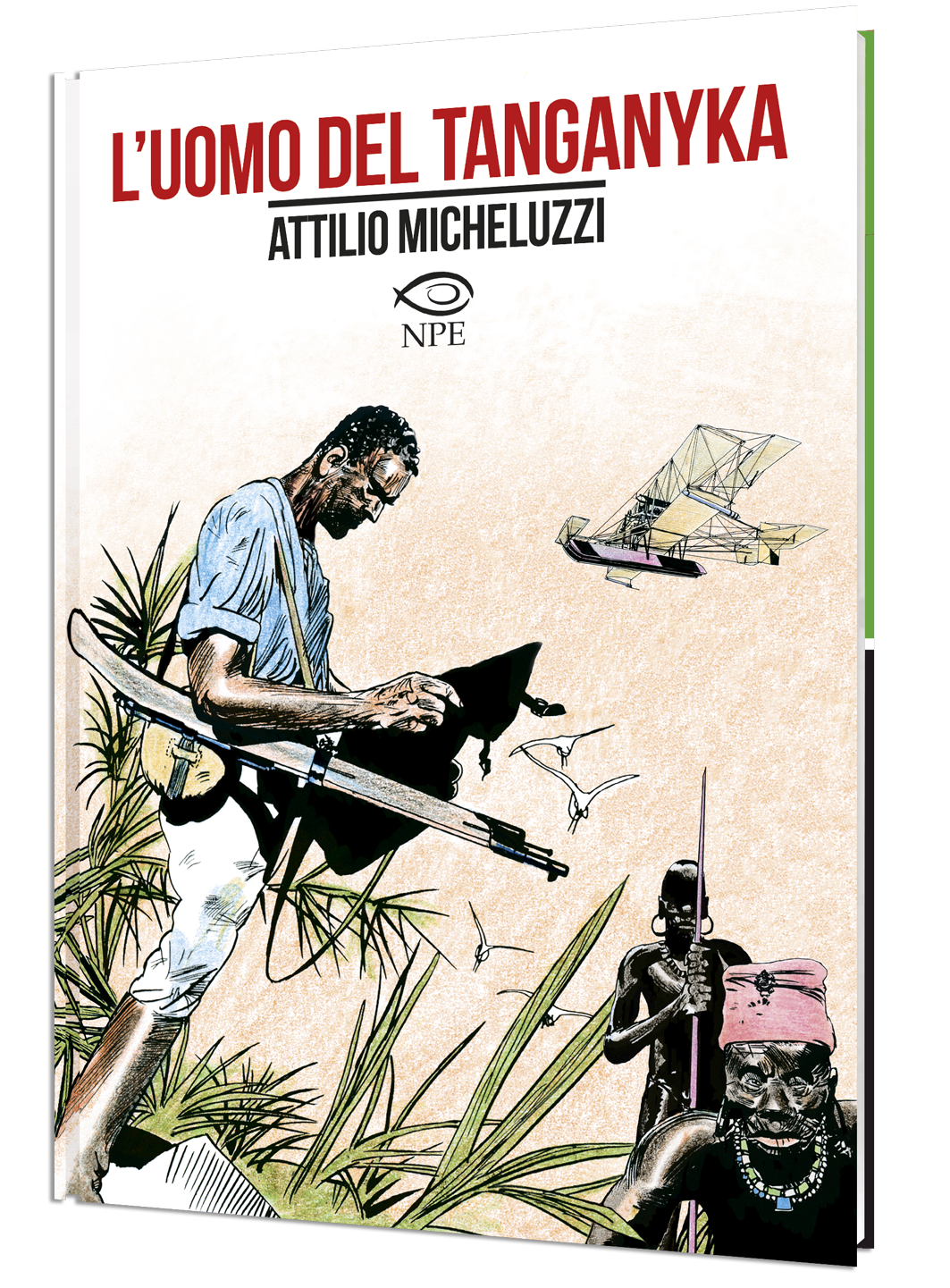 Attilio Micheluzzi L'uomo del Tanganyka fumetto avventura brossurato