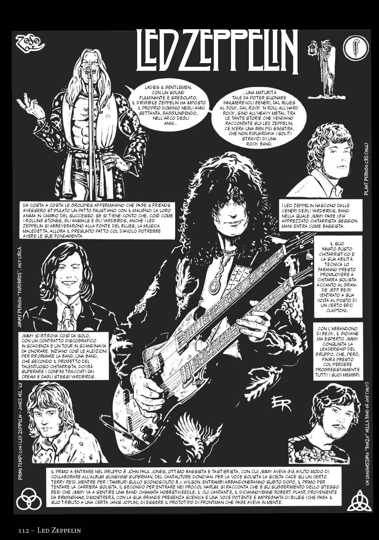Nicola Pesce Music & Comics La grande storia rock fumetto brossurato