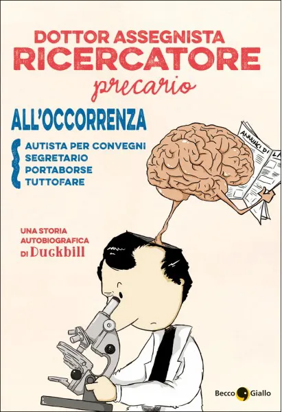 BeccoGiallo Humor Dottor assegnista fumetto 144 pagine b/n