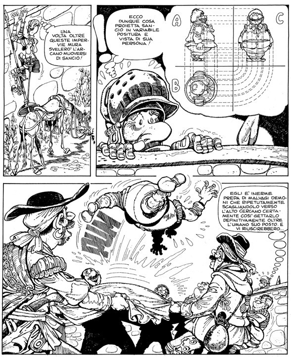 Nicola Pesce Altro Don Chisciotte fumetto classico