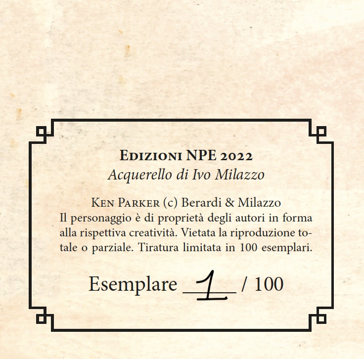 Nicola Pesce Ivo Milazzo Gigantografia Ken Parker poster