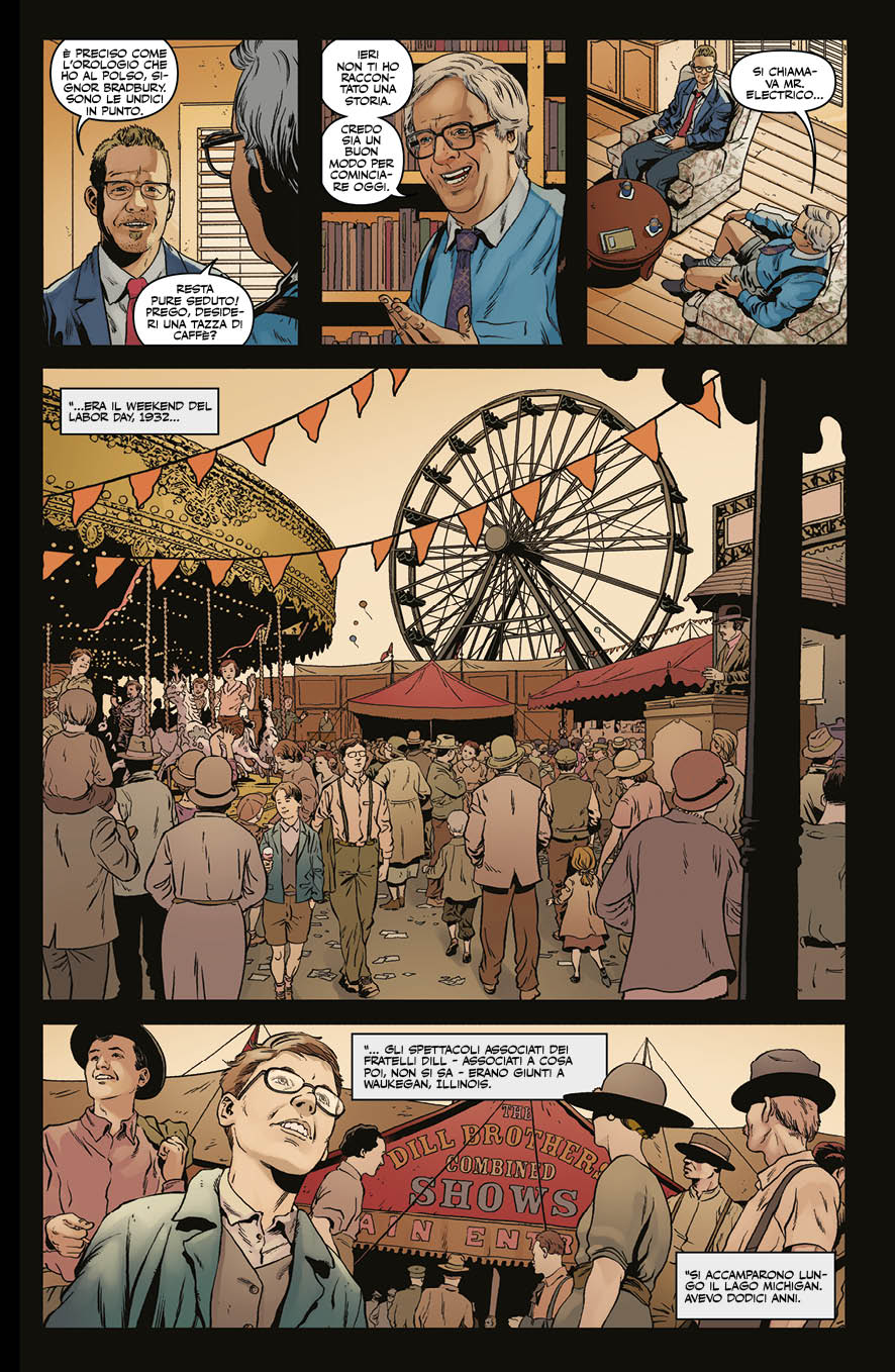 Nicola Pesce Nuvole Tempesta Ray Bradbury Shadow Show fumetto
