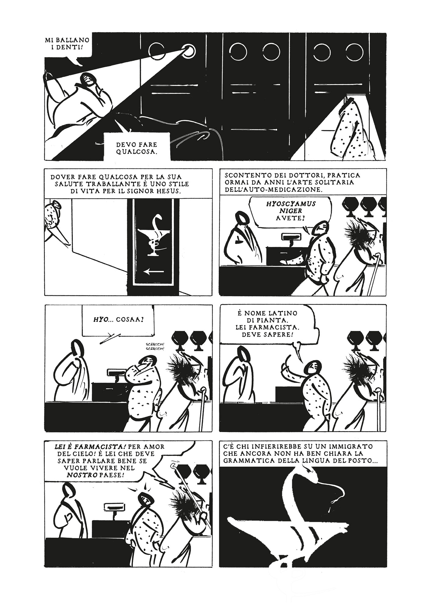 BeccoGiallo Fiction The Fact Finder graphic novel 184 pp b/n
