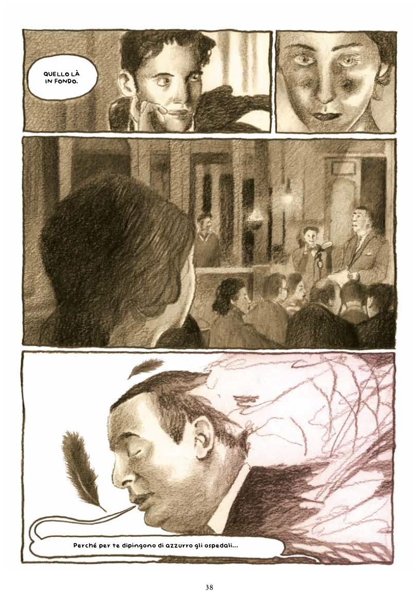 Nicola Pesce Pablo Neruda Il poeta ragazza oceano graphic novel