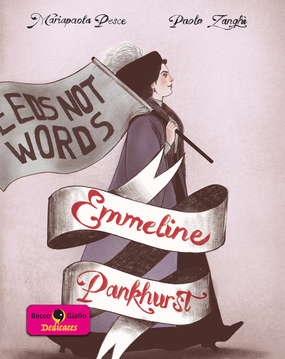BeccoGiallo Merch Emmeline Pankhurst fumetto 112 pp b/n