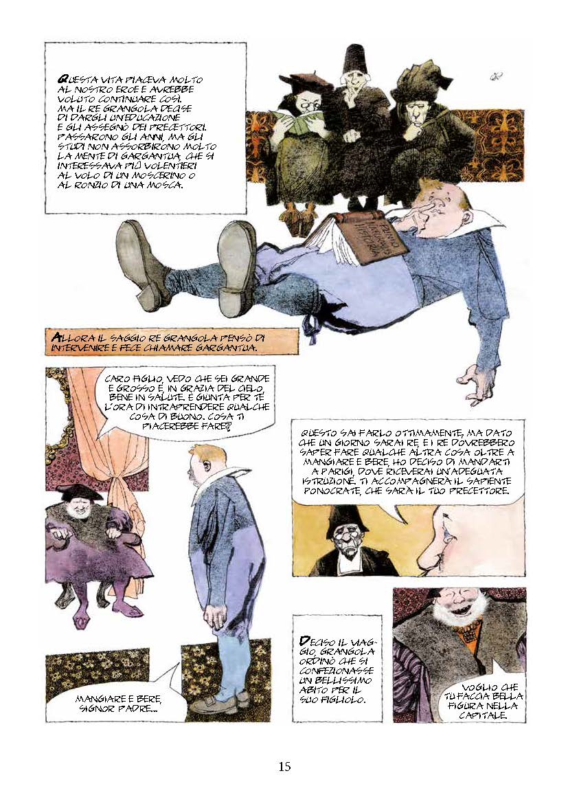 Nicola Pesce Gargantua e Pantagruel libro brossurato classico
