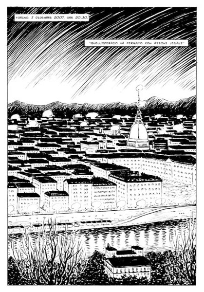 BeccoGiallo Graphic Journalism Thyssenkrupp fumetto 112 pagine b/n