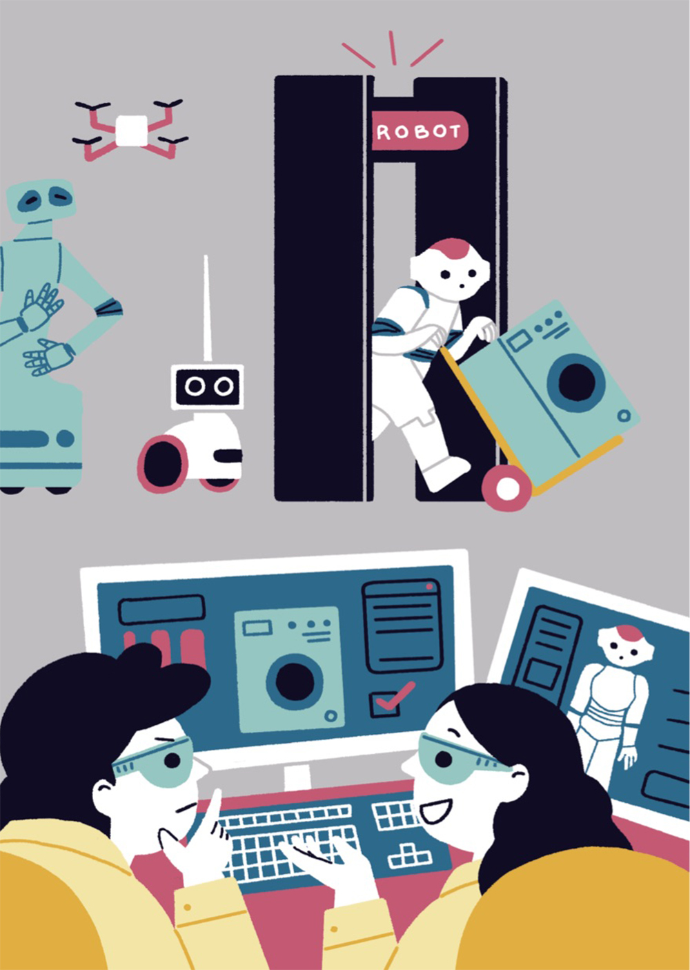 BeccoGiallo I miei primi dizionari Hai detto robot? libro 112 pagine
