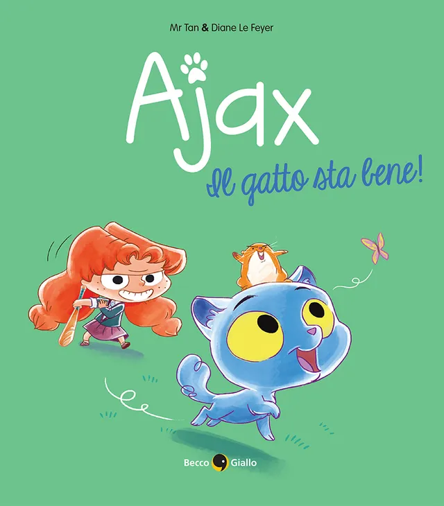 BeccoGiallo Kids Ajax Il gatto sta bene fumetto 64 pagine colori