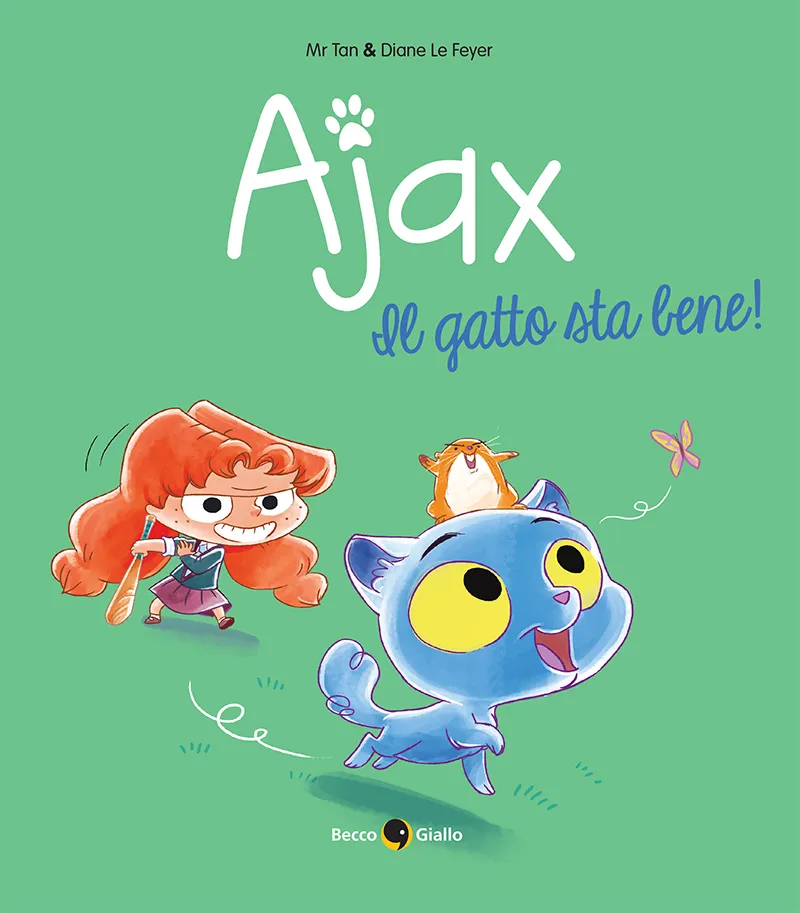 BeccoGiallo Kids Ajax Il gatto sta bene fumetto 64 pagine colori
