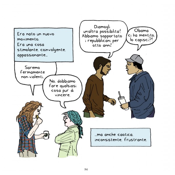 BeccoGiallo Graphic Journalism Occupy Wall Street fumetto colori