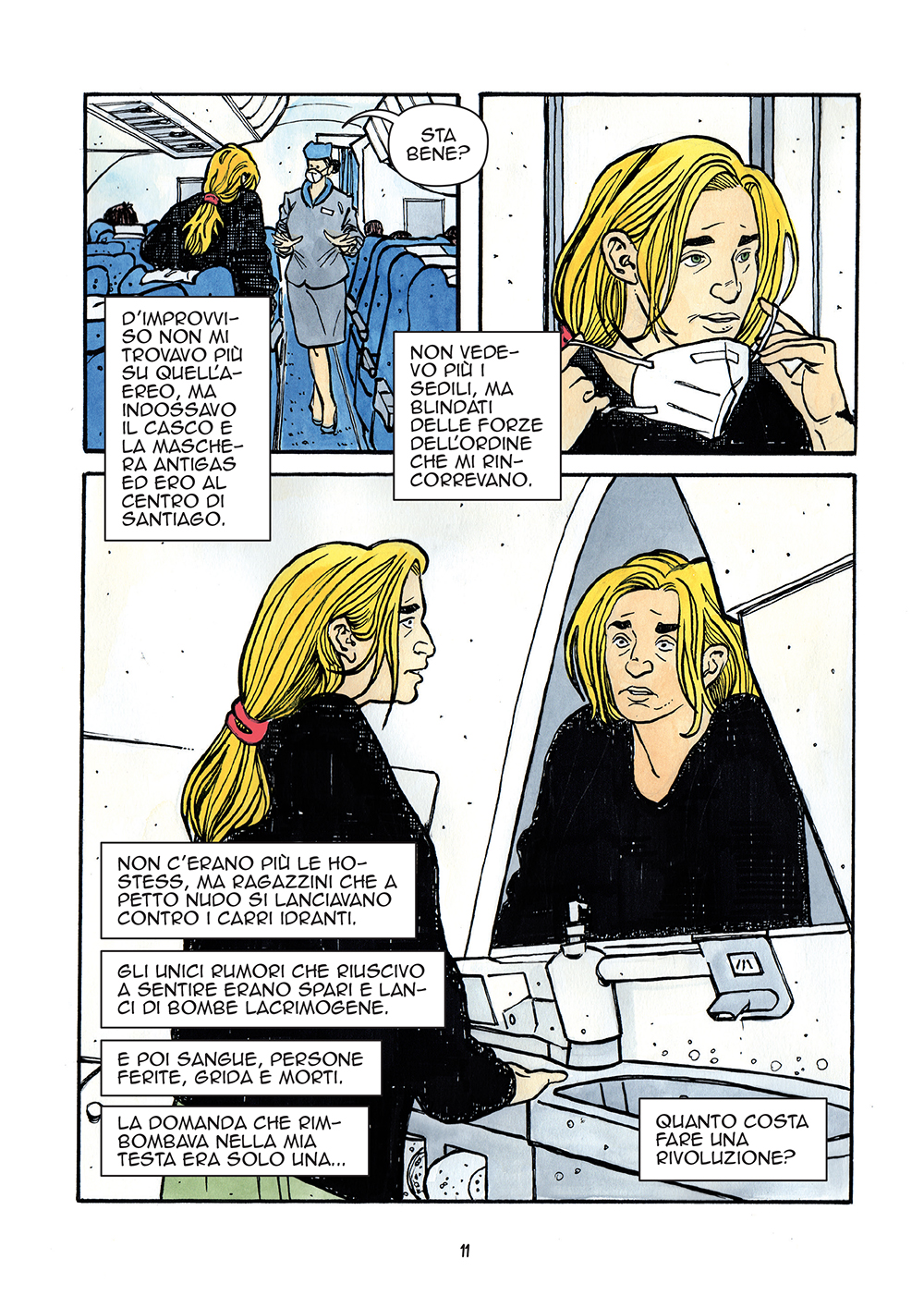 BeccoGiallo Graphic Journalism Cile fumetto 232 pp colori