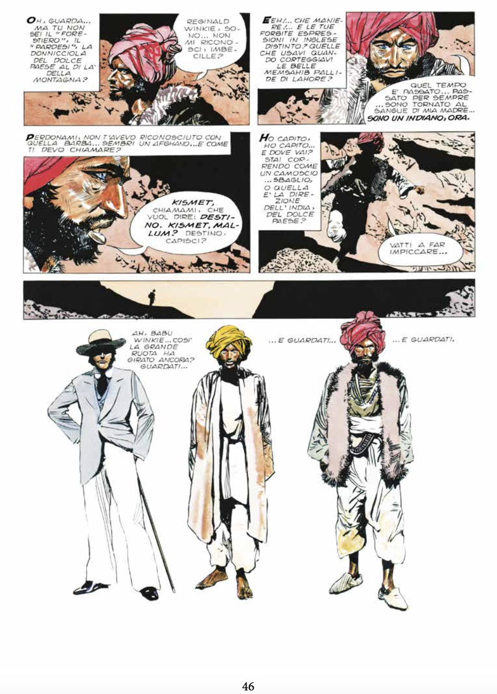 Nicola Pesce Attilio Micheluzzi L’uomo del Khyber fumetto brossurato