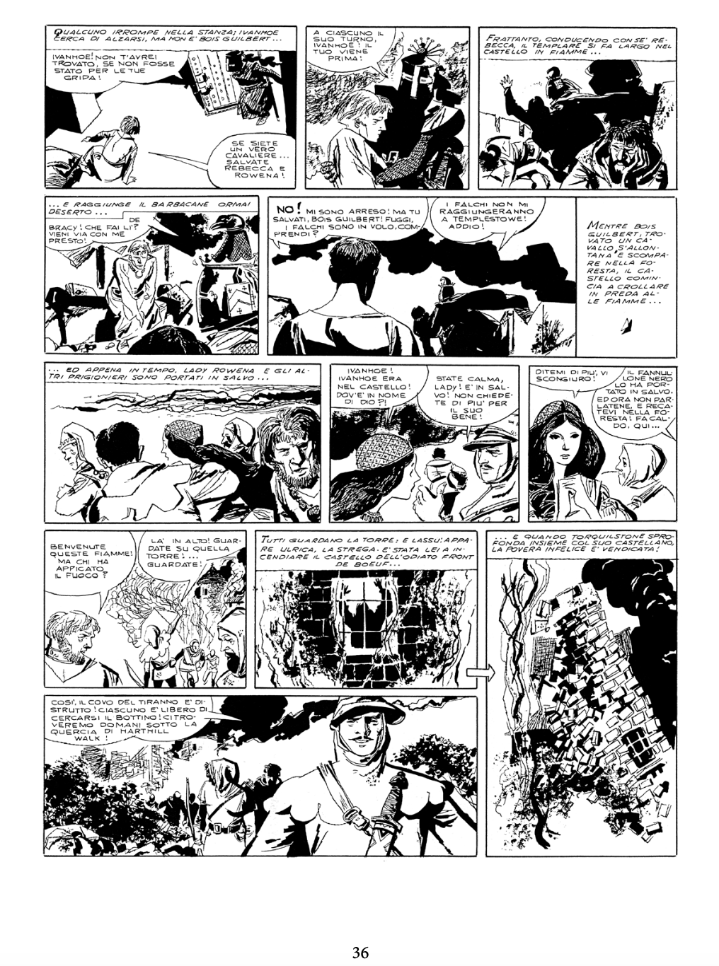 Nicola Pesce Ivanhoe fumetto classico brossurato
