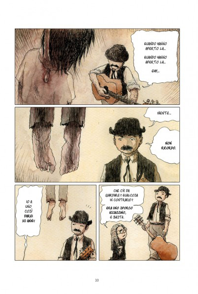 BeccoGiallo Biografie Ballata per Fabrizio De Andrè fumetto cartonato