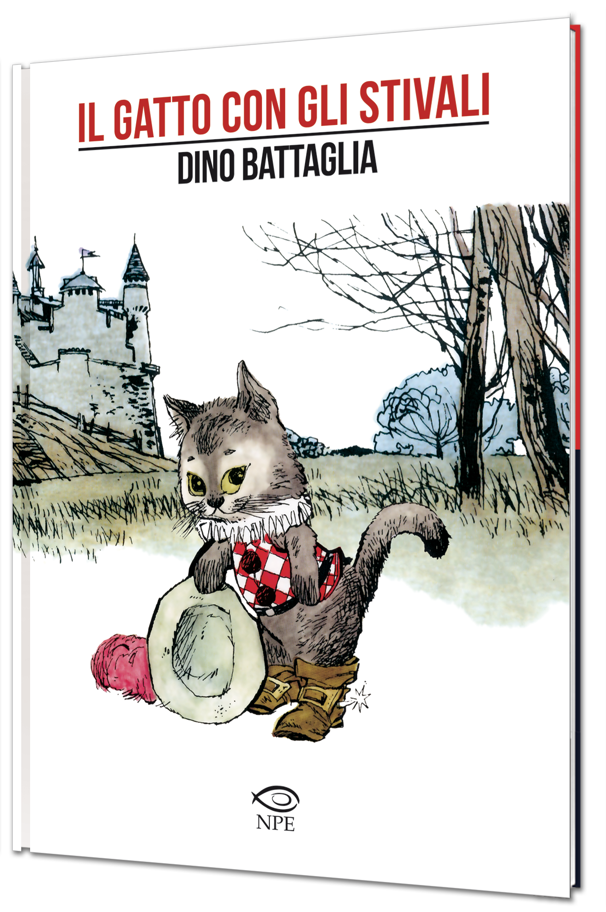 Nicola Pesce Il gatto con gli stivali libro illustrato brossurato