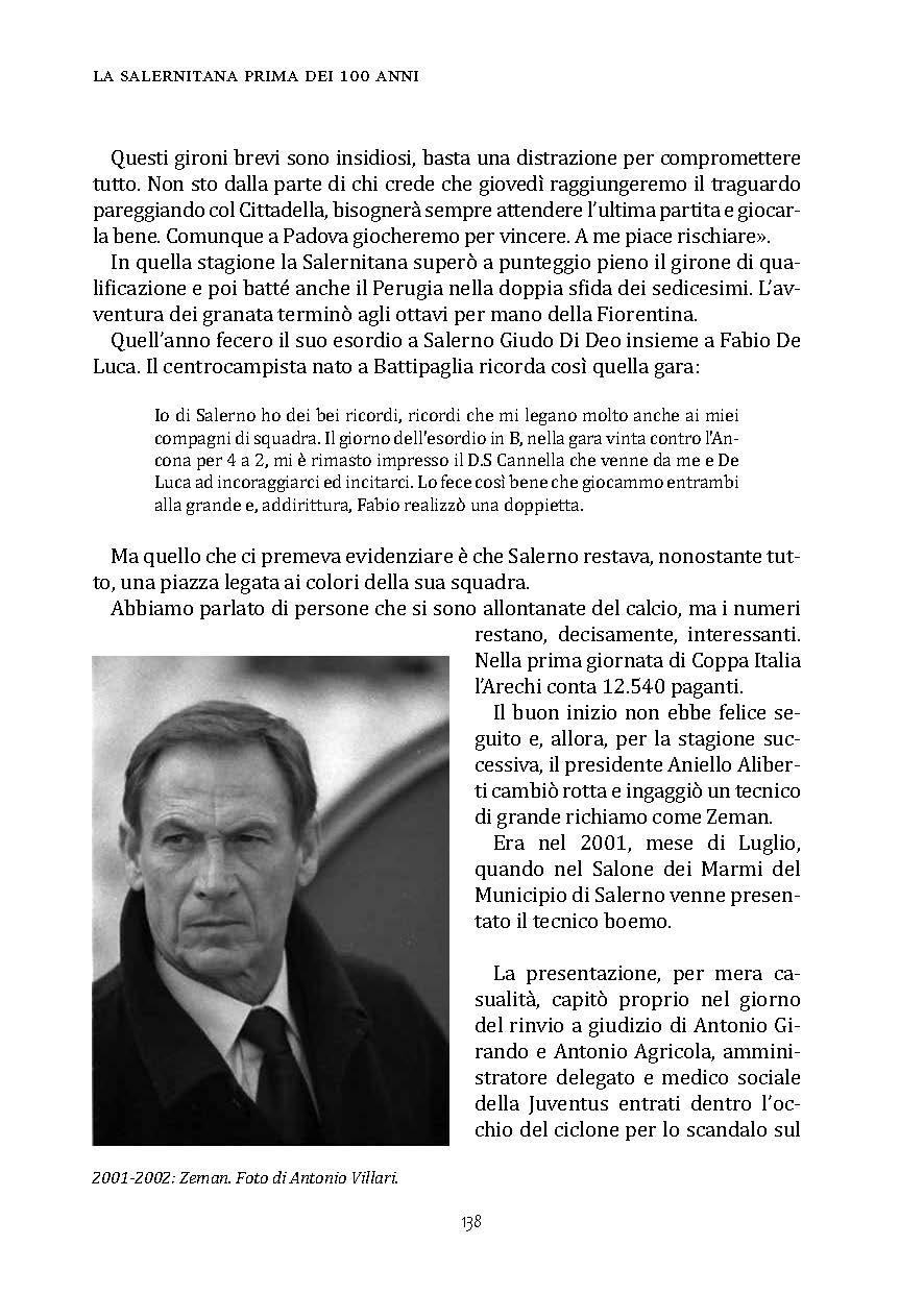Nicola Pesce La Salernitana prima dei 100 anni libro