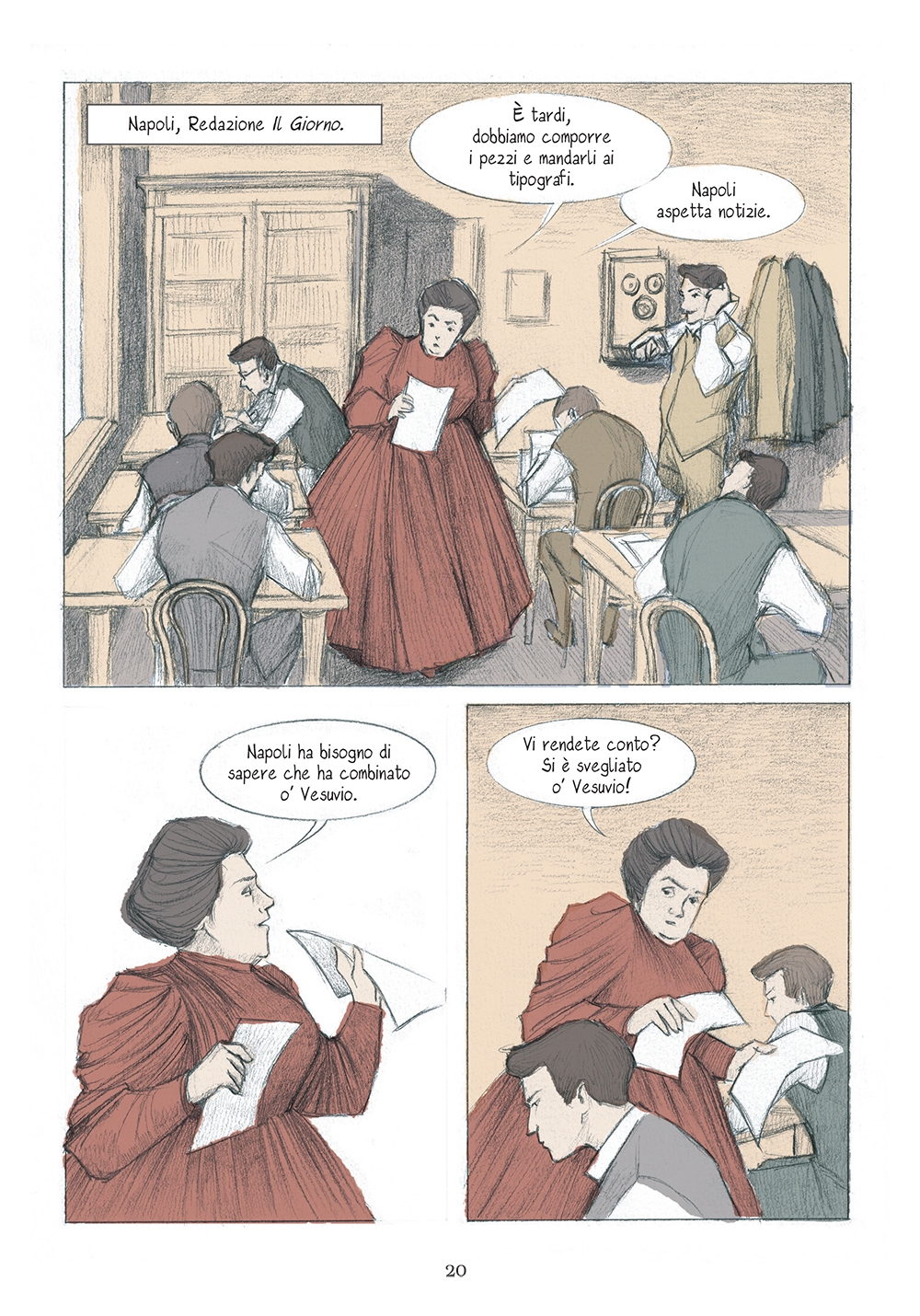 BeccoGiallo Biografie Matilde Serao La voce di Napoli fumetto 144 pp