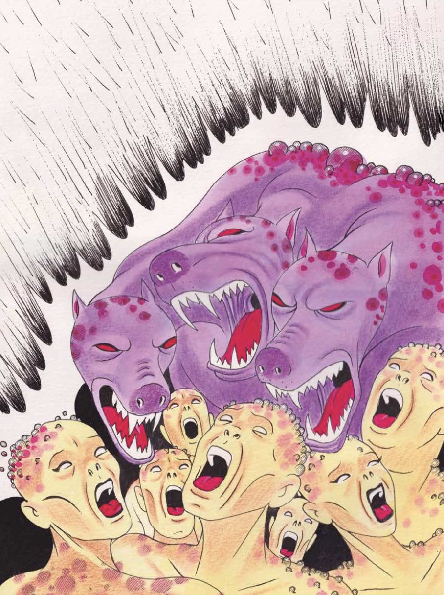 Nicola Pesce Miguel Ángel Martín Inferno illustrato volume cartonato