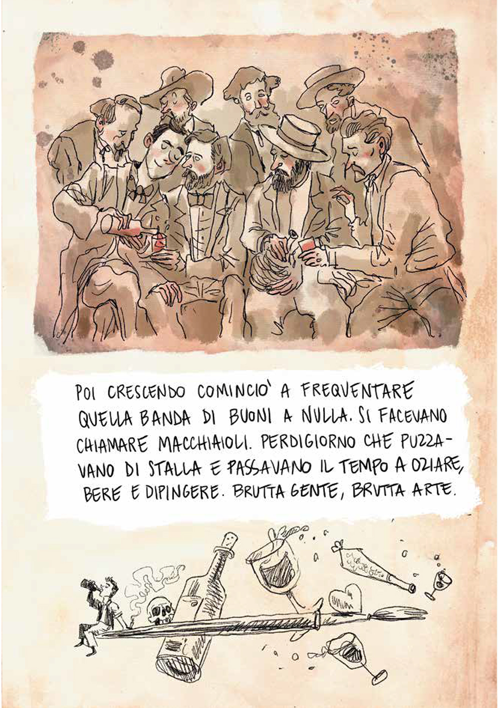BeccoGiallo Biografie Modigliani fumetto Anderle 176 pp. colori