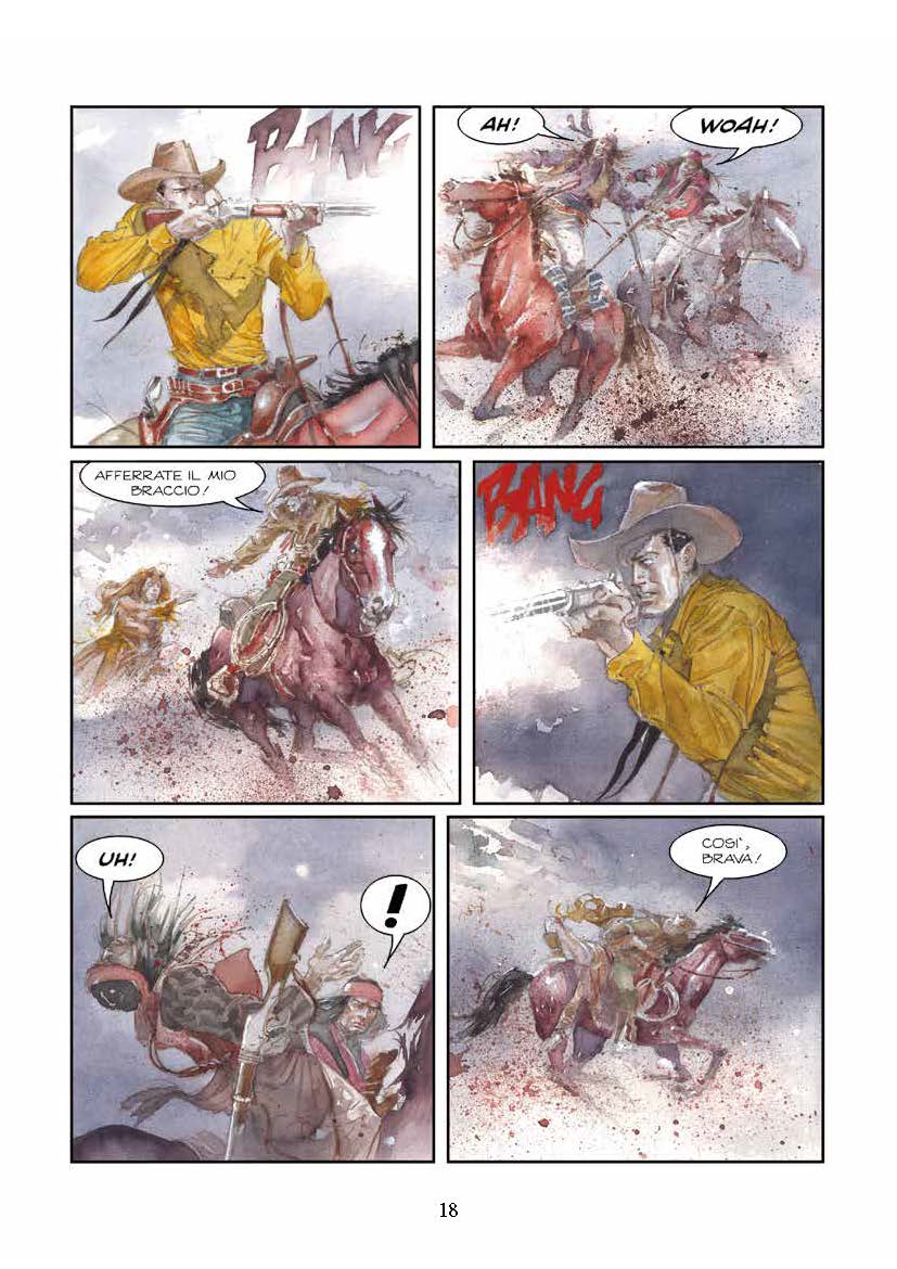 Nicola Pesce Maestri del Fumetto Tex Sfida missione fumetto