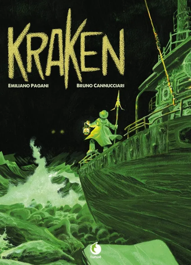 Tunuè Kraken graphic novel Damien mostro marino Francia