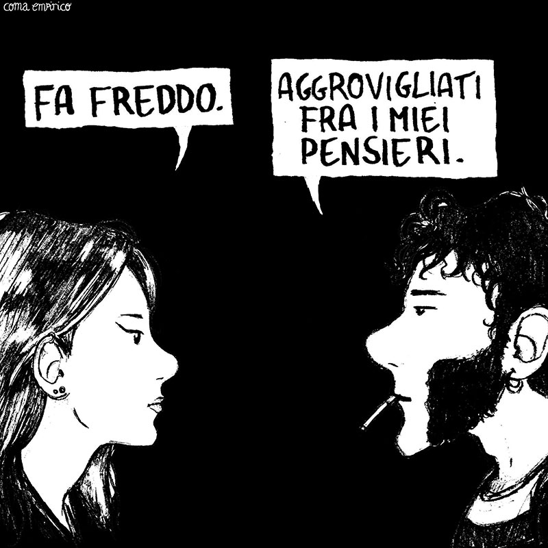 BeccoGiallo Webcomics Coma Empirico Tutta la notte fumetto 144 pp.