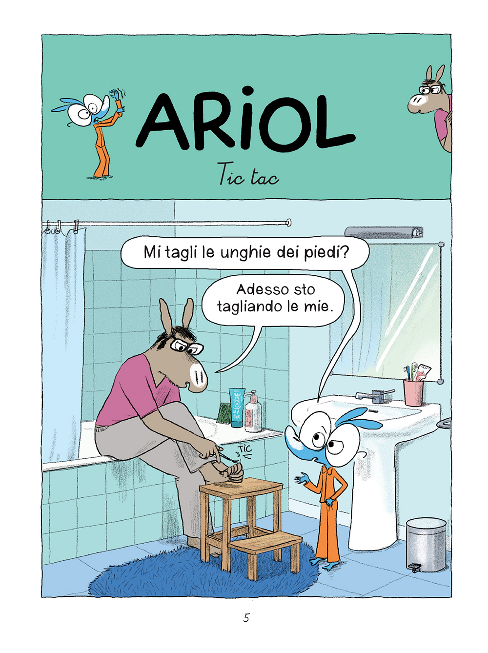 BeccoGiallo Kids Ariol Naftalina fumetto 128 pp colori