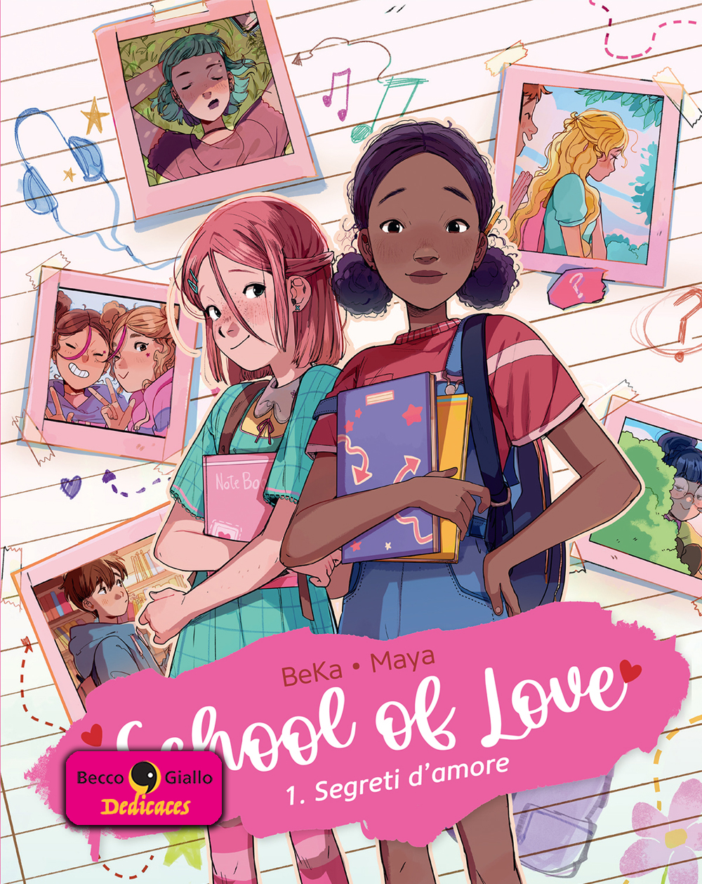 BeccoGiallo School of Love 1 Segreti d'amore fumetto 192 pagine colori