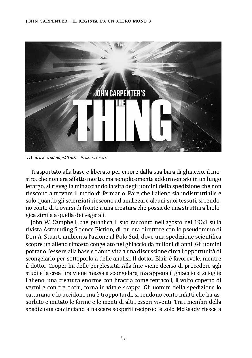 Nicola Pesce Editore John Carpenter Il regista da un altro mondo saggio