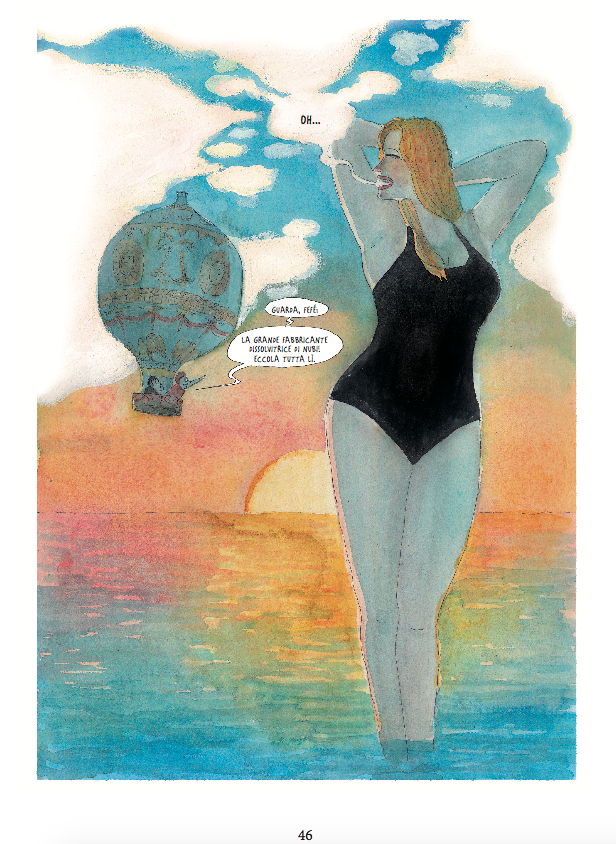 Nicola Pesce Editore Nuvole in Tempesta Fellini a Roma fumetto