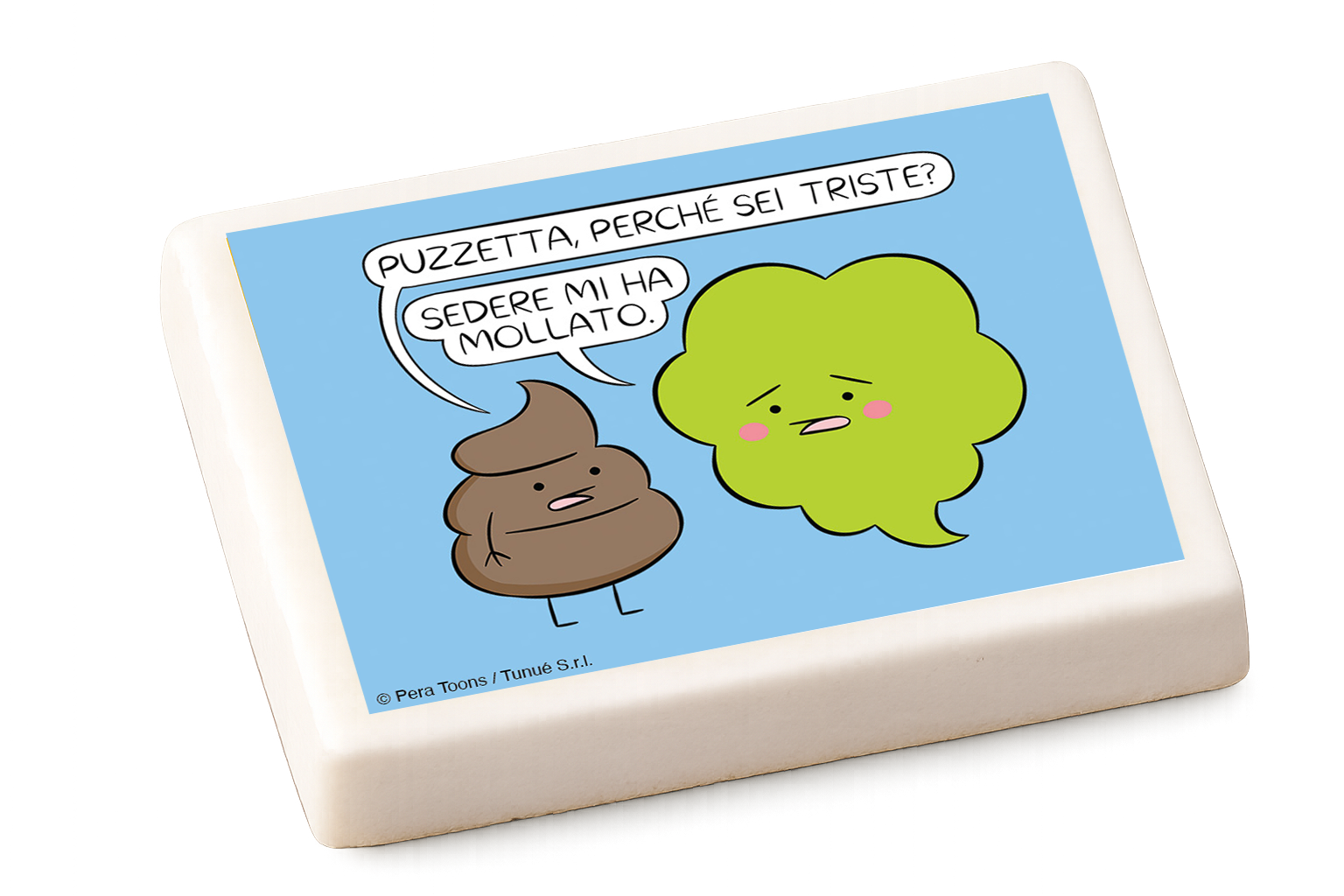 Tunuè Pera Toons Gomma Puzzetta gadget scuola