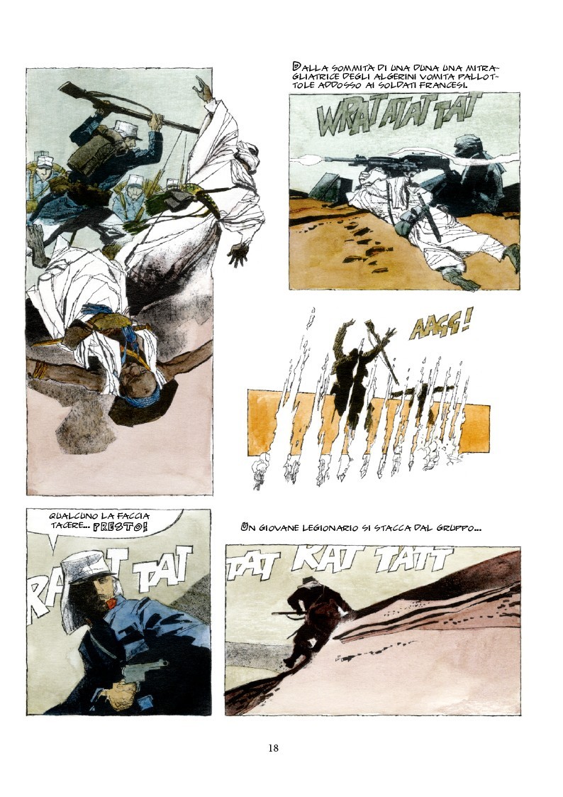 Nicola Pesce Dino Battaglia L'uomo della legione fumetto brossura