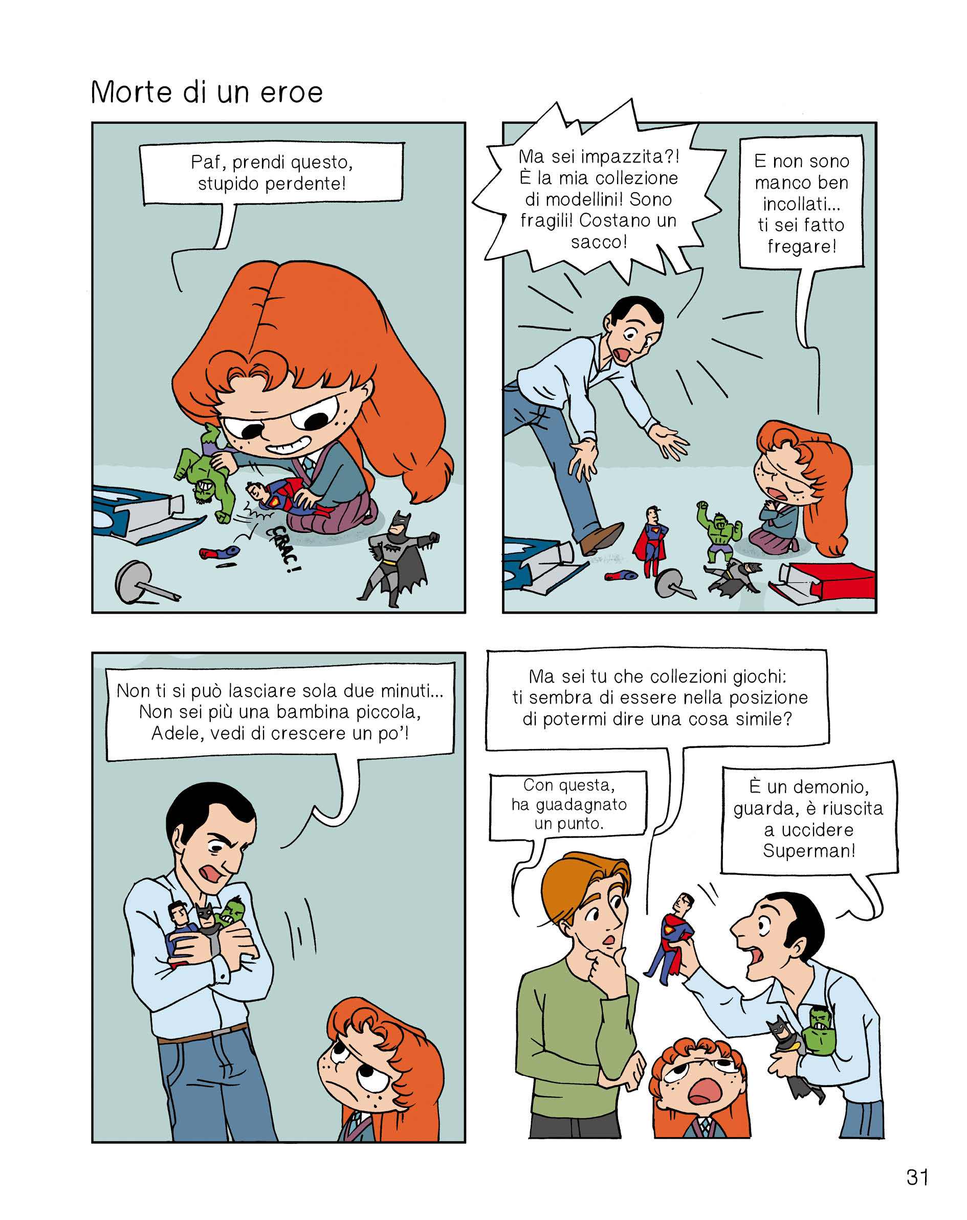 BeccoGiallo Kids Adele Crudele Genitori vendesi fumetto 96 pagine