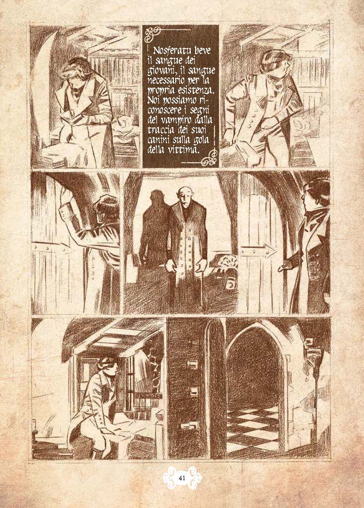 Nicola Pesce Nosferatu fumetto horror edizione brossurata