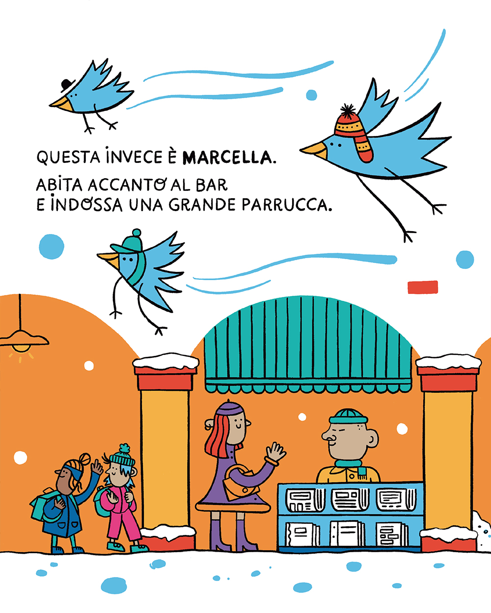 BeccoGiallo Kids Nella parrucca di Marcella fumetto cartonato