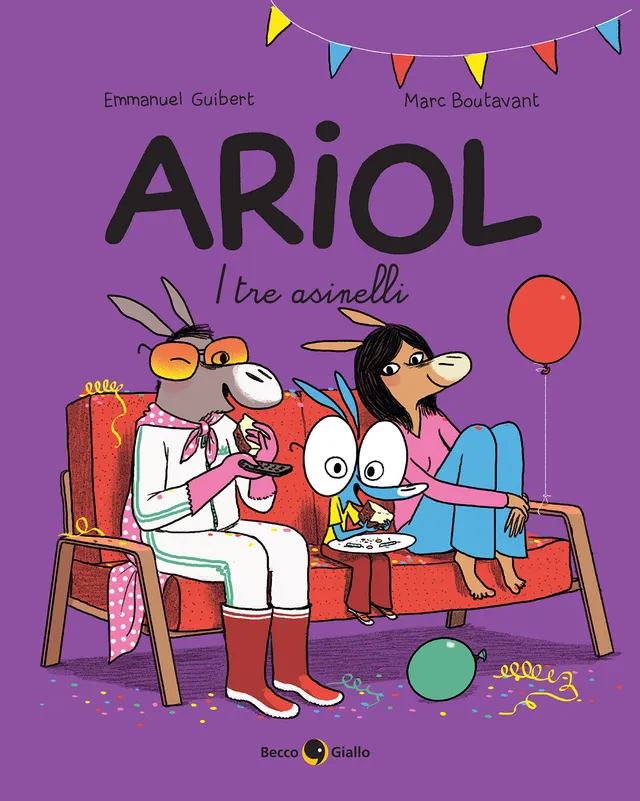 BeccoGiallo Kids Ariol I tre asinelli fumetto 128 pagine bambini
