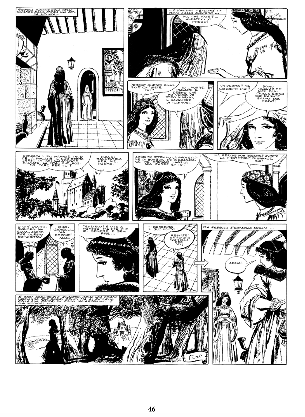 Nicola Pesce Ivanhoe fumetto classico brossurato
