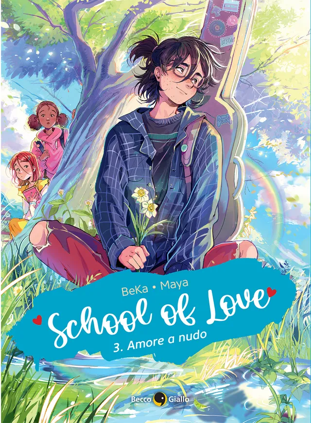 BeccoGiallo Kids School of Love 3 fumetto brossura colori