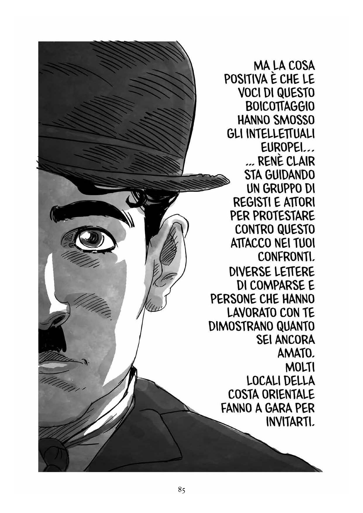 Nicola Pesce Nuvole Tempesta Charlie Chaplin Funambolo cartonato