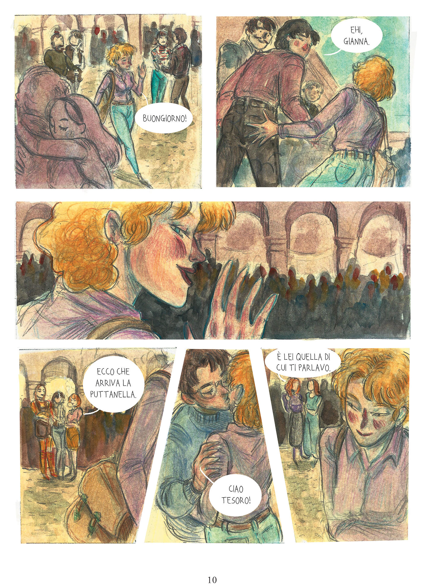 BeccoGiallo Fiction Gianna graphic novel brossura 136 pp colori