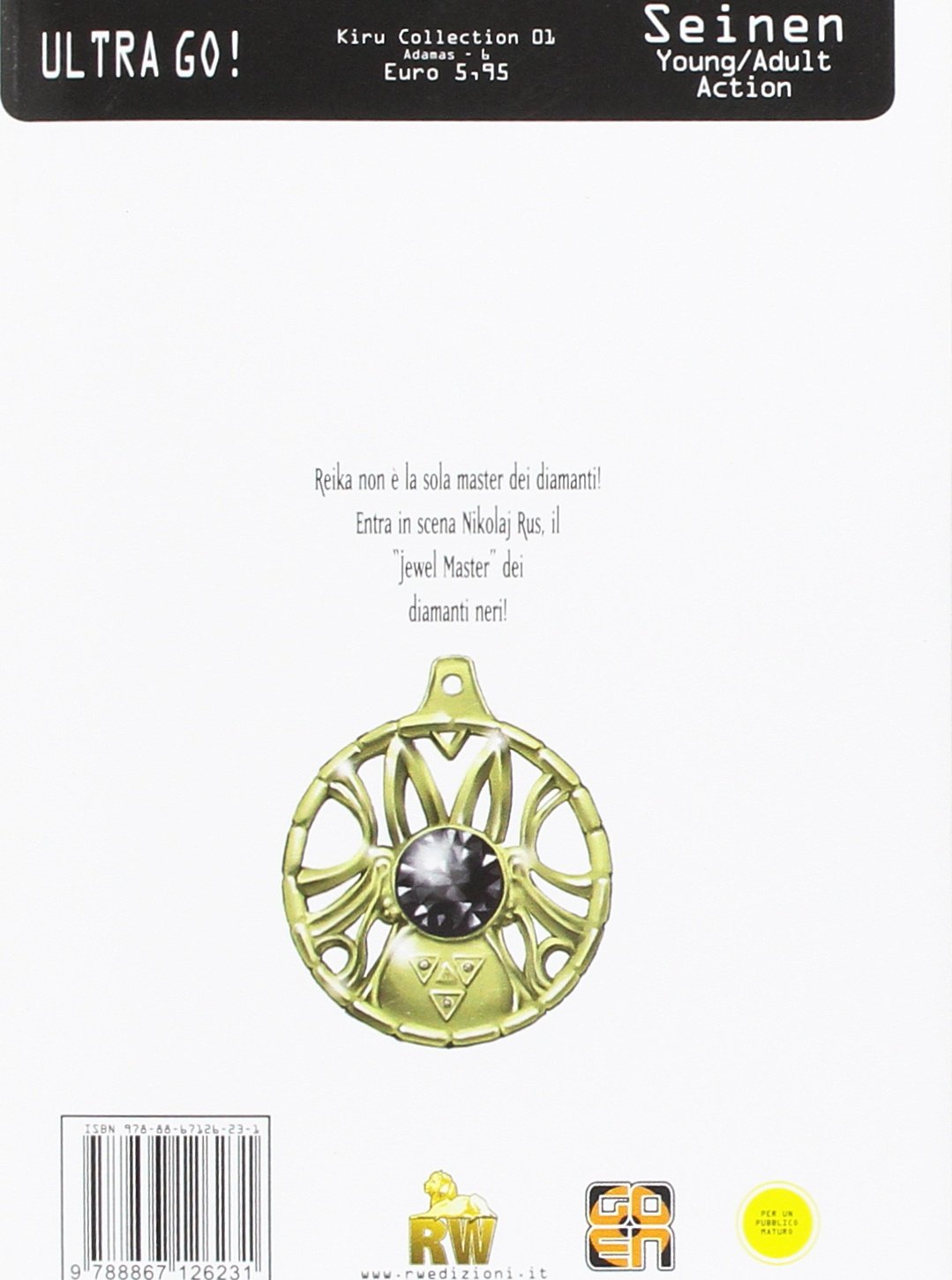 Goen Kiru Collection Adamas 6 manga volume 1 azione