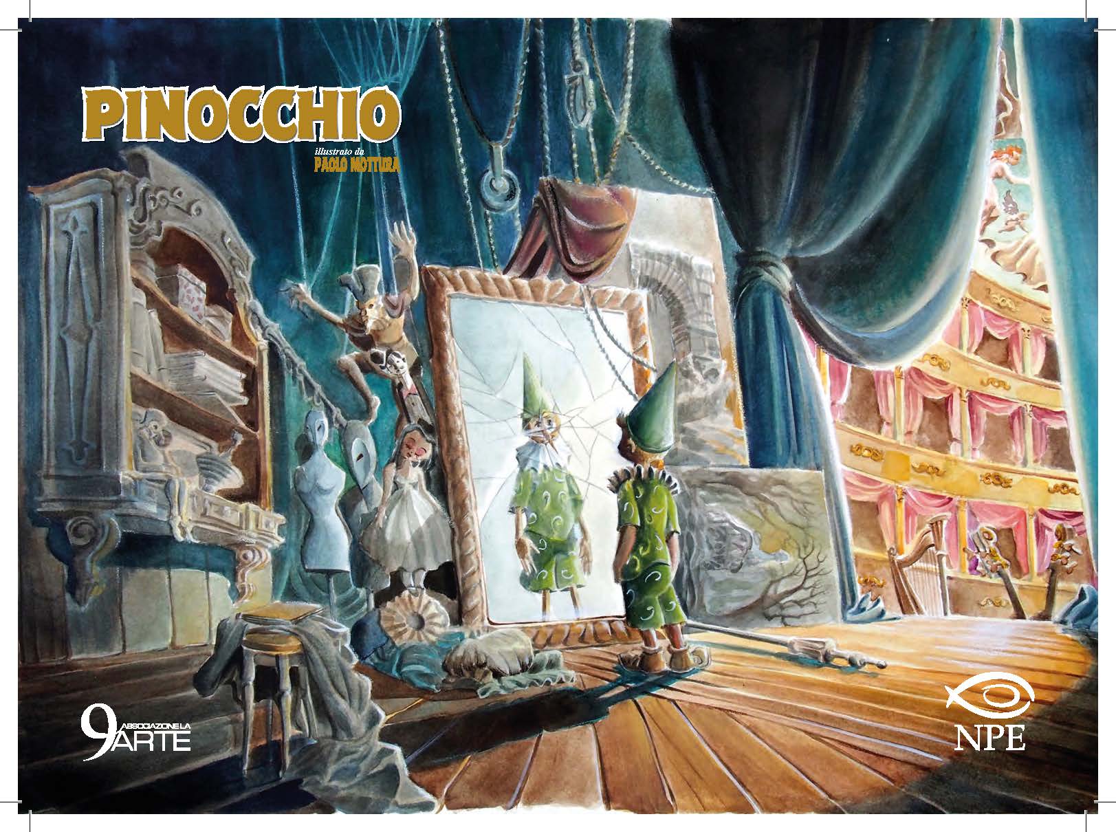 Nicola Pesce Pinocchio illustrato Mottura libro fiaba ragazzi
