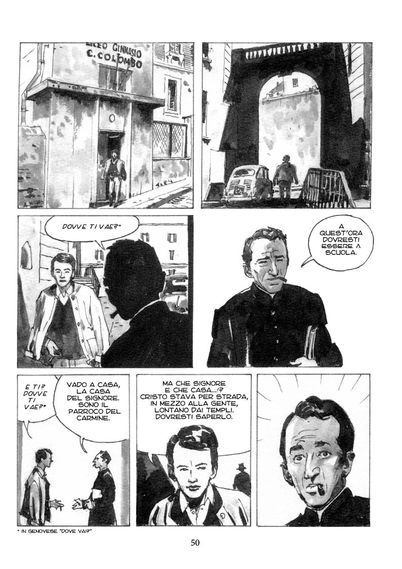 Nicola Pesce Ivo Milazzo Uomo Faber De André fumetto biografico