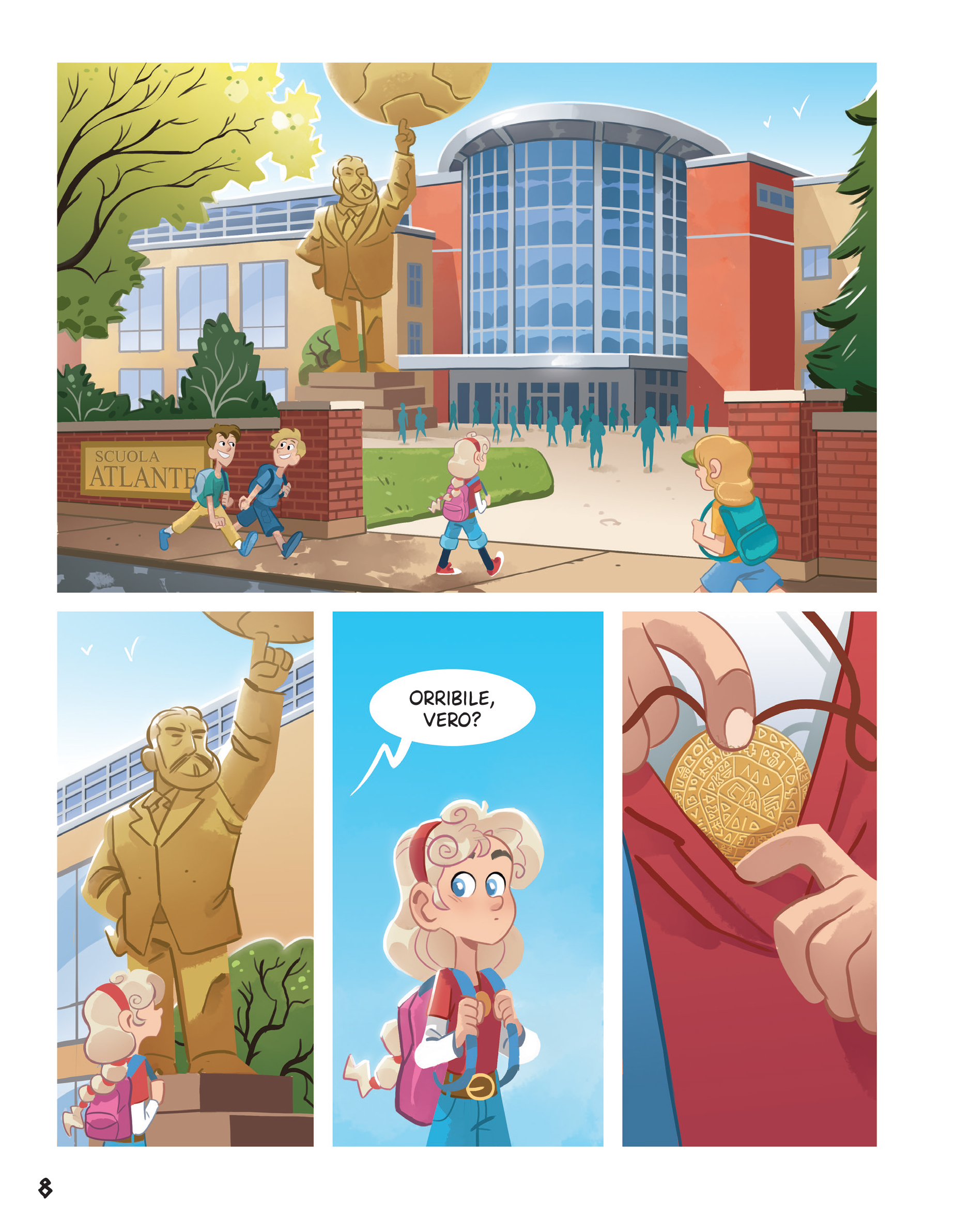 BeccoGiallo Kids Archeo Tales Minotauro fumetto 136 pp. colori