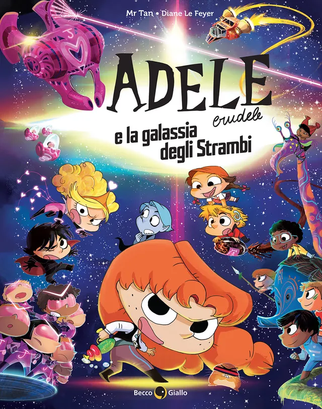 BeccoGiallo Kids Adele Crudele fumetto cartonato 112 pp col.