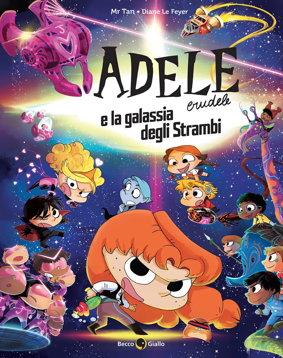 BeccoGiallo Kids Adele Crudele fumetto cartonato 112 pp col.