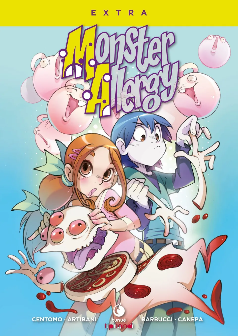 Tunuè Monster Allergy Extra fumetto kids Barbucci manuale